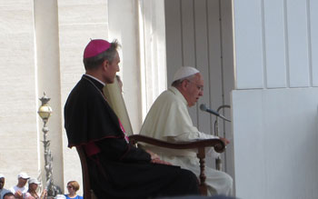 I patroni d’Italia all’Udienza del Papa