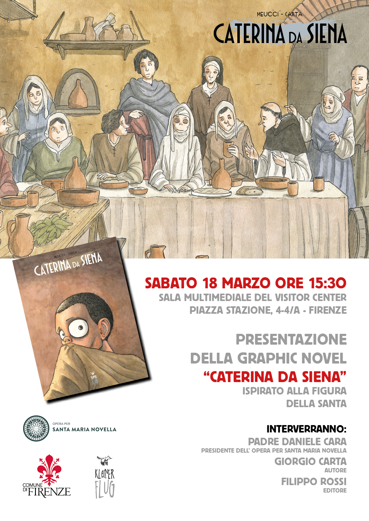 locandina fumetto caterina