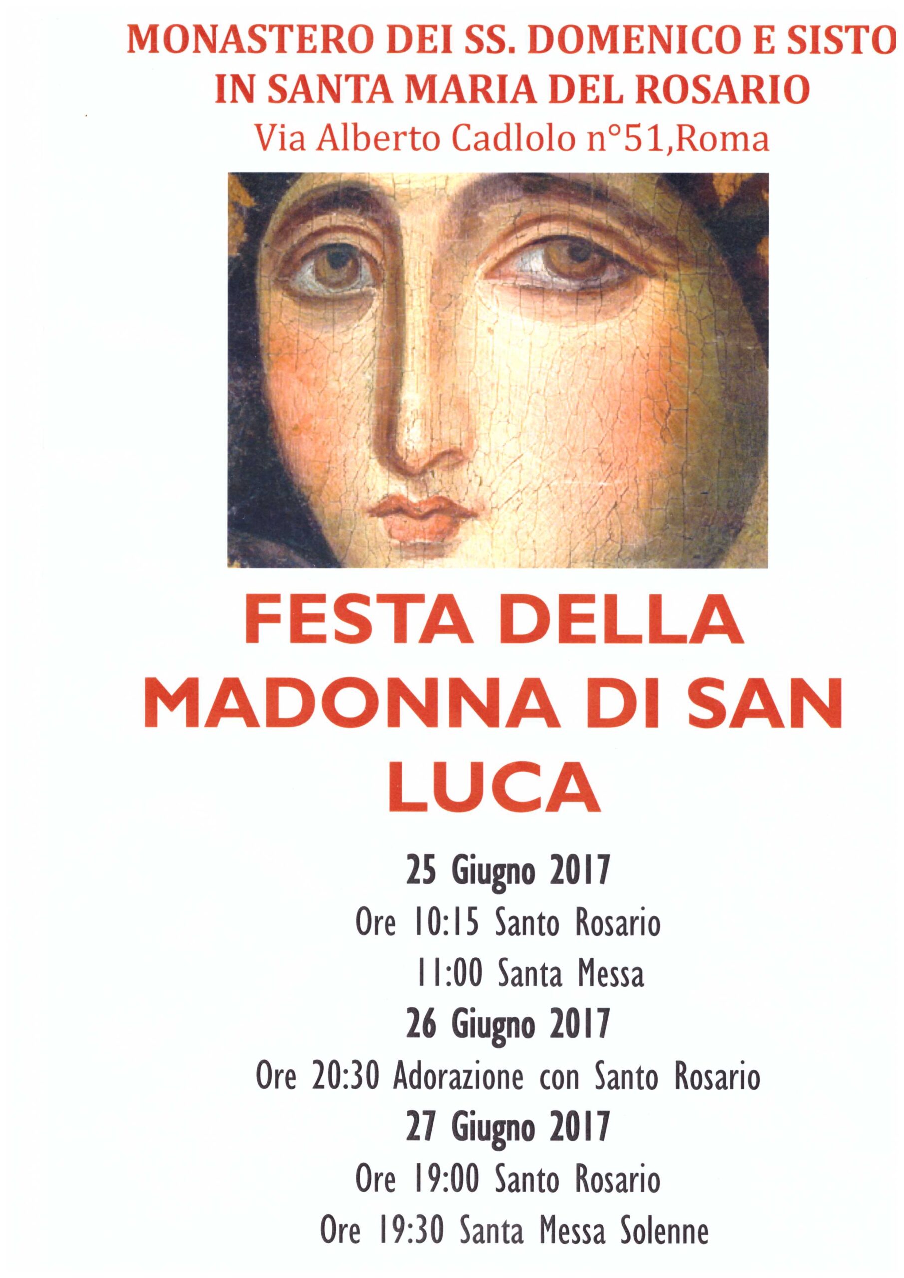 madonna san luca 2017