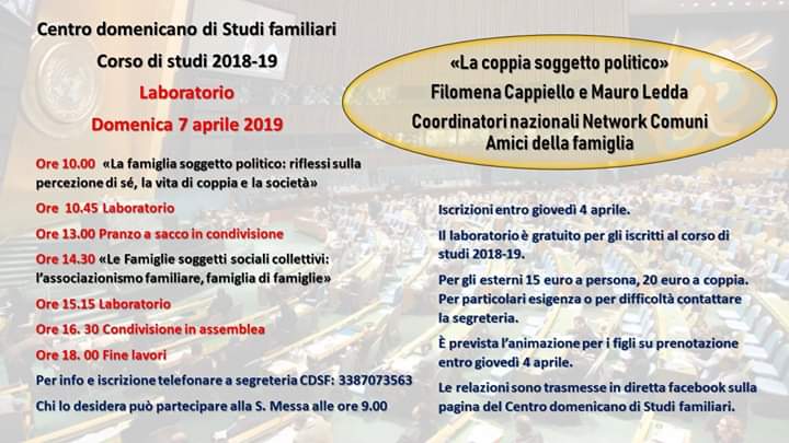 FAMIGLIE: 7/4, Cagliari