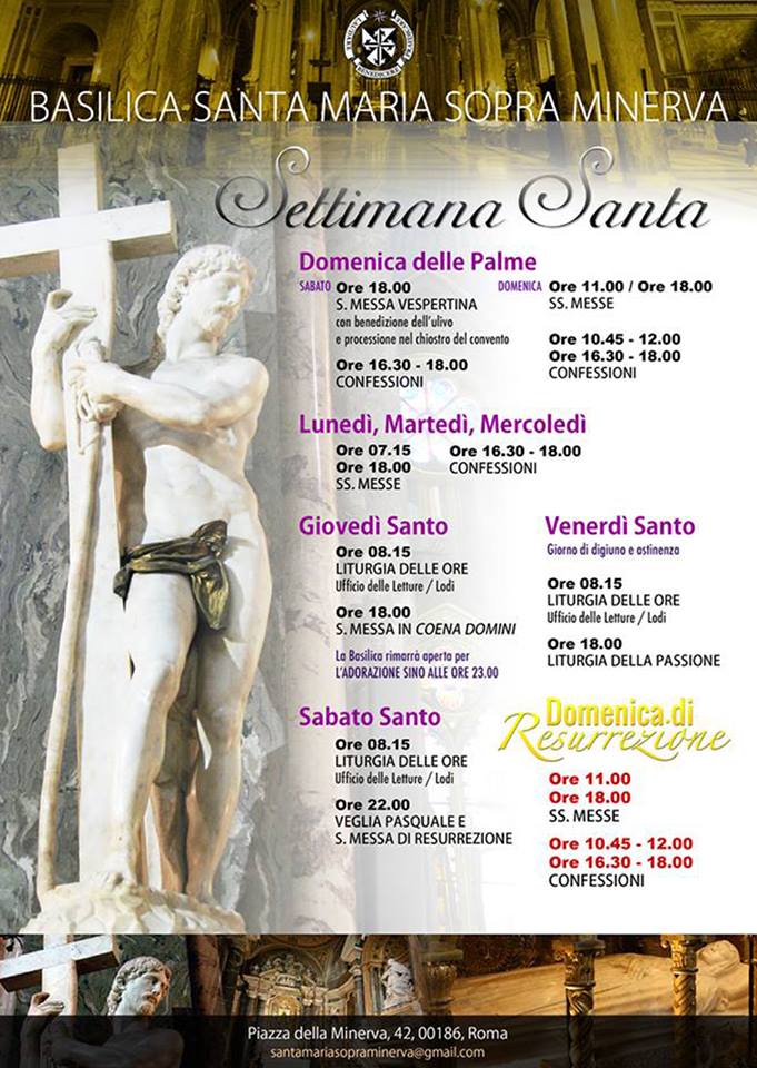 PASQUA: 14-21/4, Roma