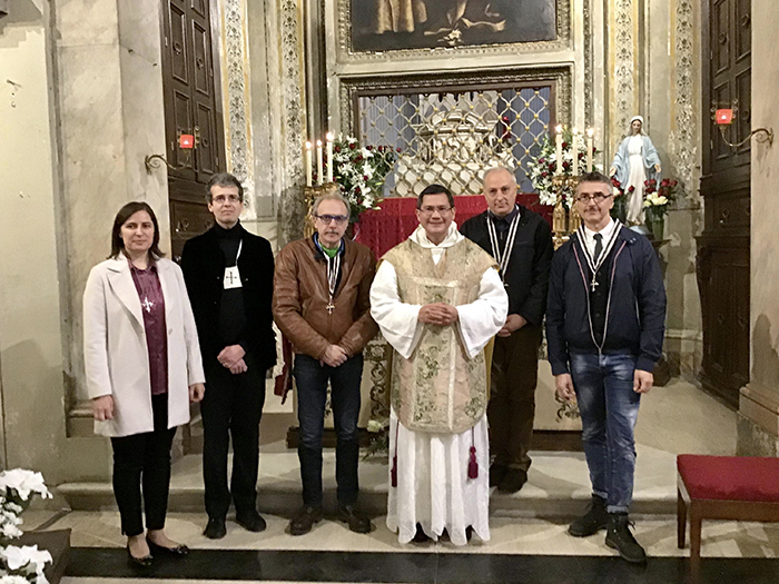 La Fraternita minervitana in festa con il padre Maestro fra. Geard F. Timonèr III