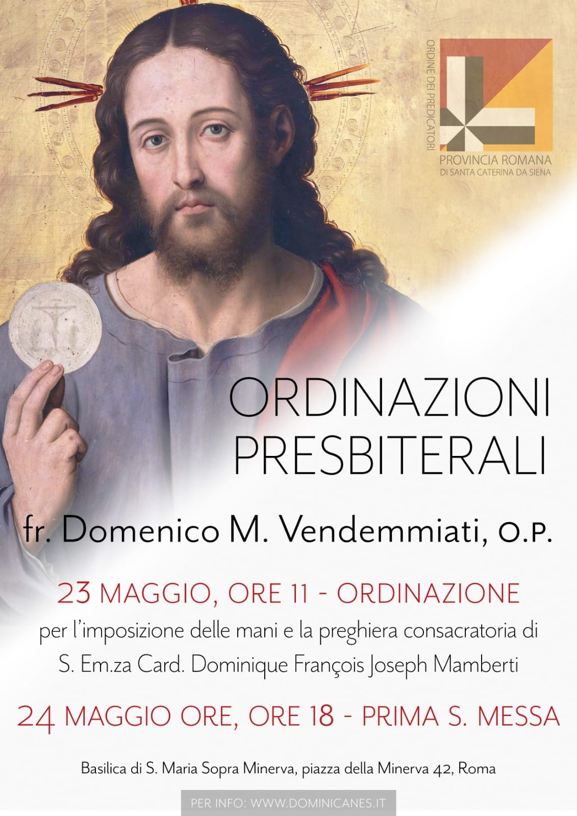 ORDINAZIONE: 23/5, Roma