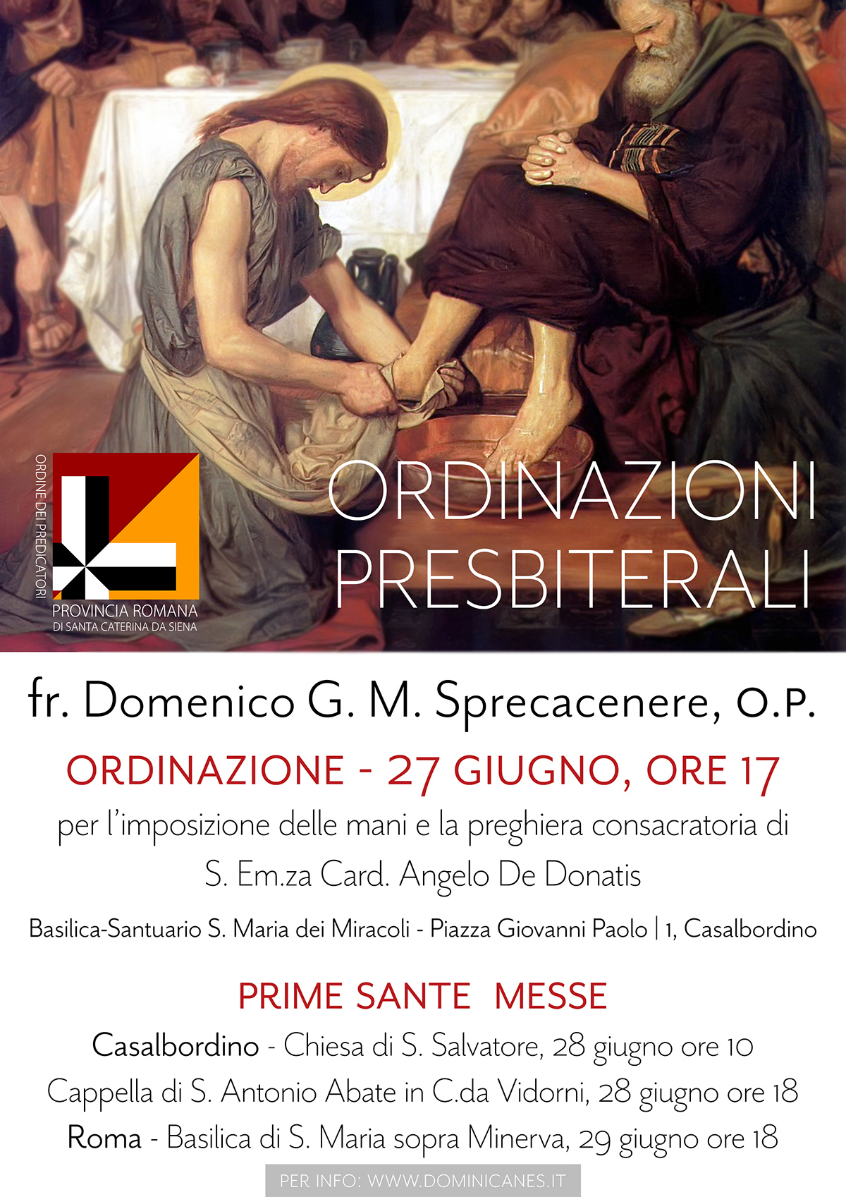 ORDINAZIONE: 27/6, Casalbordino (CH)